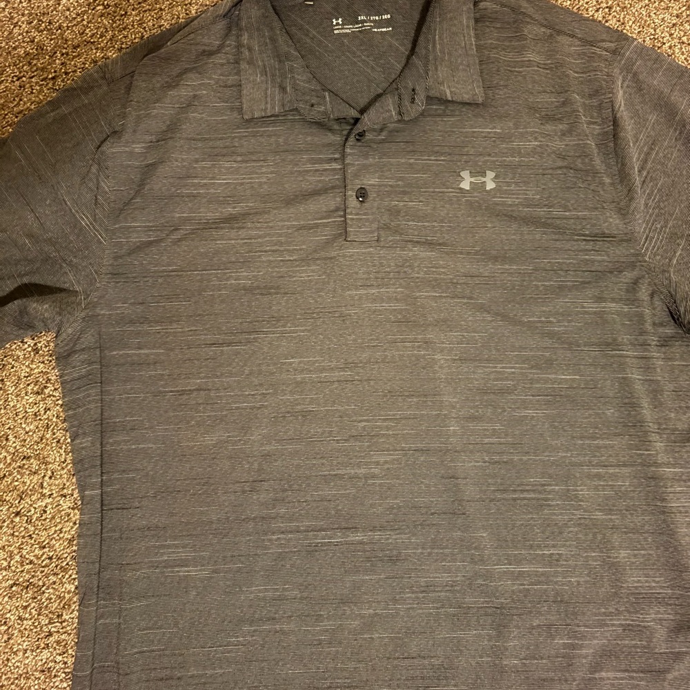 Under Armour Gray Performance Polo Shirt